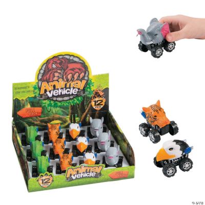 Pull Back Animal Racers - 12 Pieces