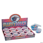 Multi Colored Fluff Dough - 12 Pieces