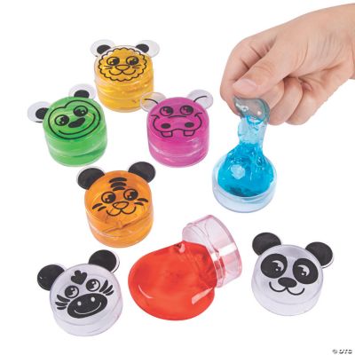 Zoo Animal Slime - 12 Pieces