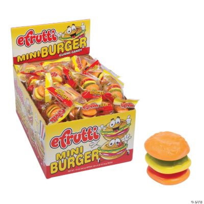 Efrutti Mini Burger Gummy - 60 Pieces