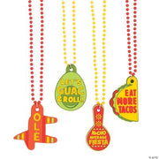 Fiesta Beads W Sayings - 24 Pieces