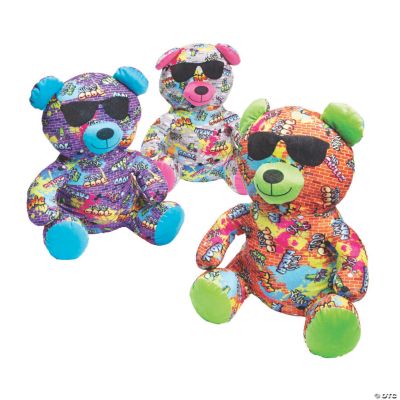 Graffiti Bear Plush Family Large - 3 Pieces