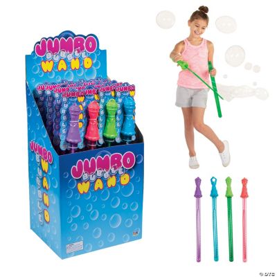 Jumbo Bubble Wands - 16 Pieces
