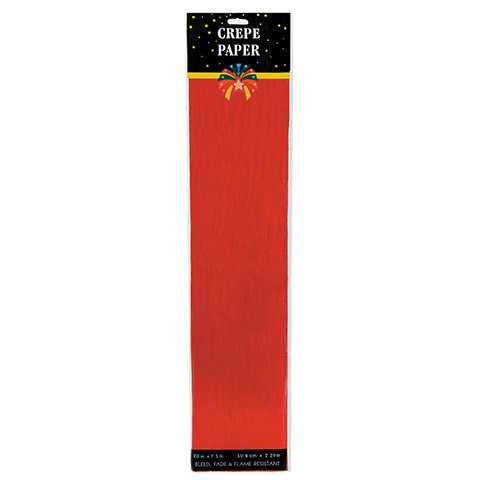 7.5 Ft Crepe Paper Sheets, Red by Darice | Michaels®