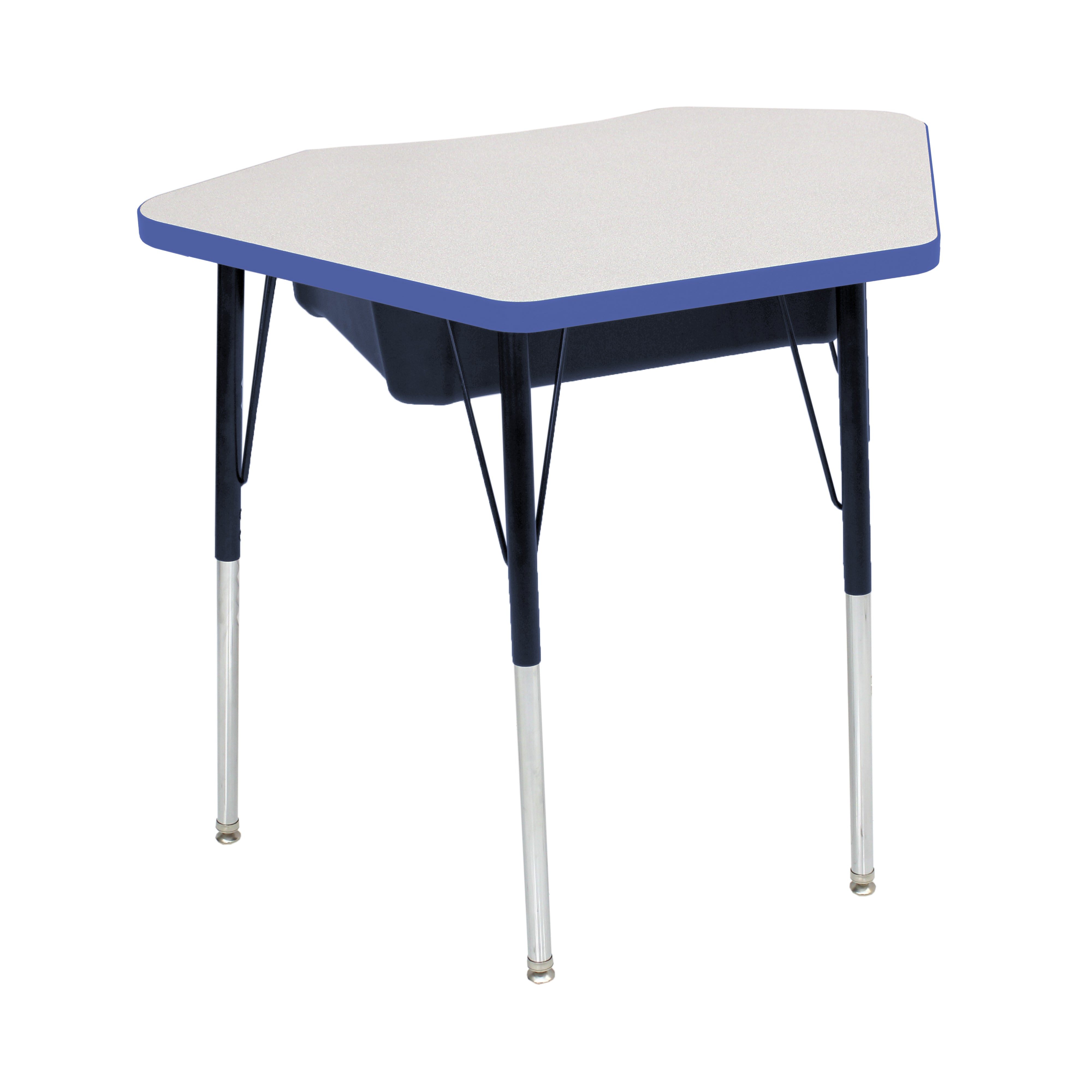 TF Petal 24x36 Book Box Stnd Swvl 2pk / Gray-Blue - Black
