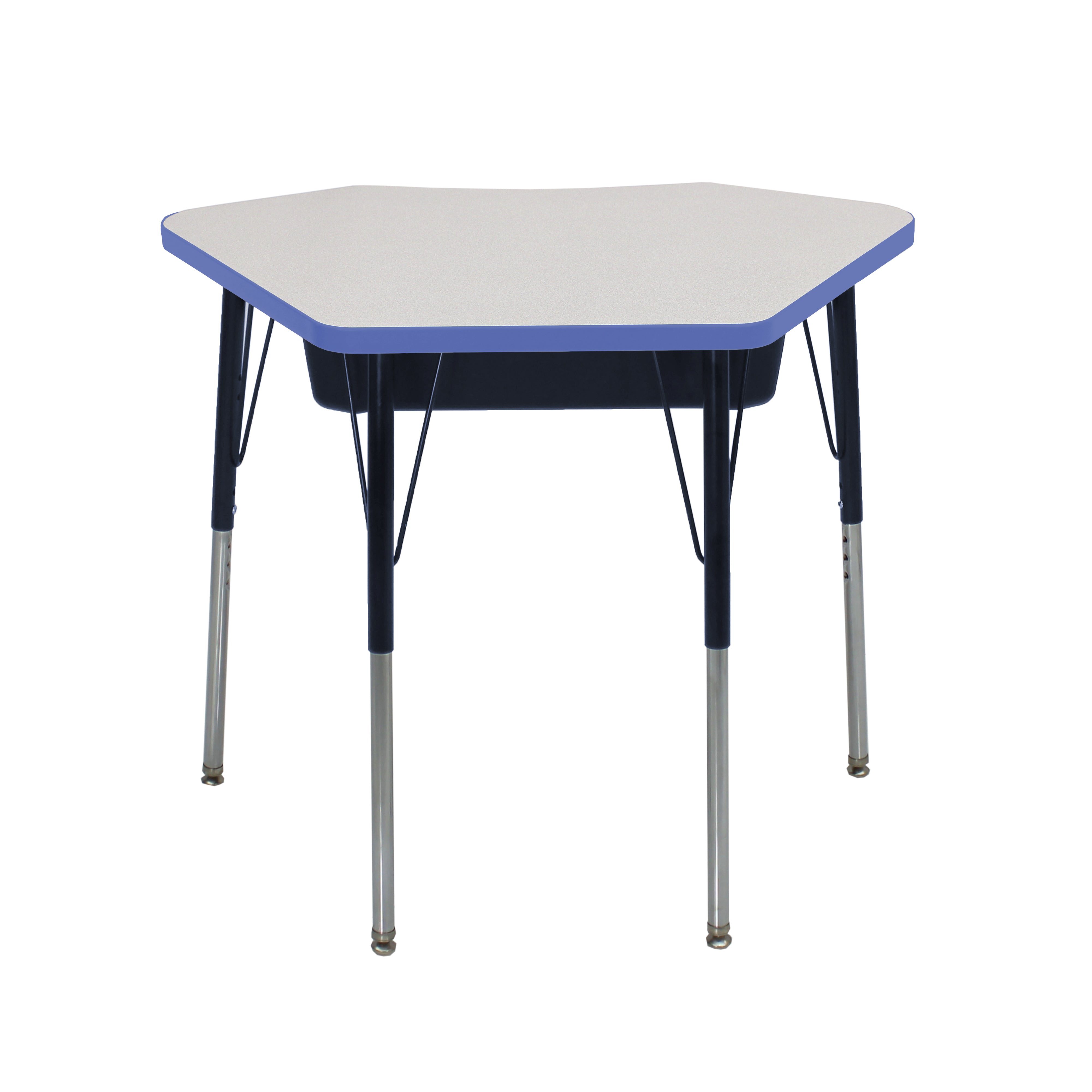 TF Petal 24x36 Book Box Stnd Swvl 2pk / Gray-Blue - Black