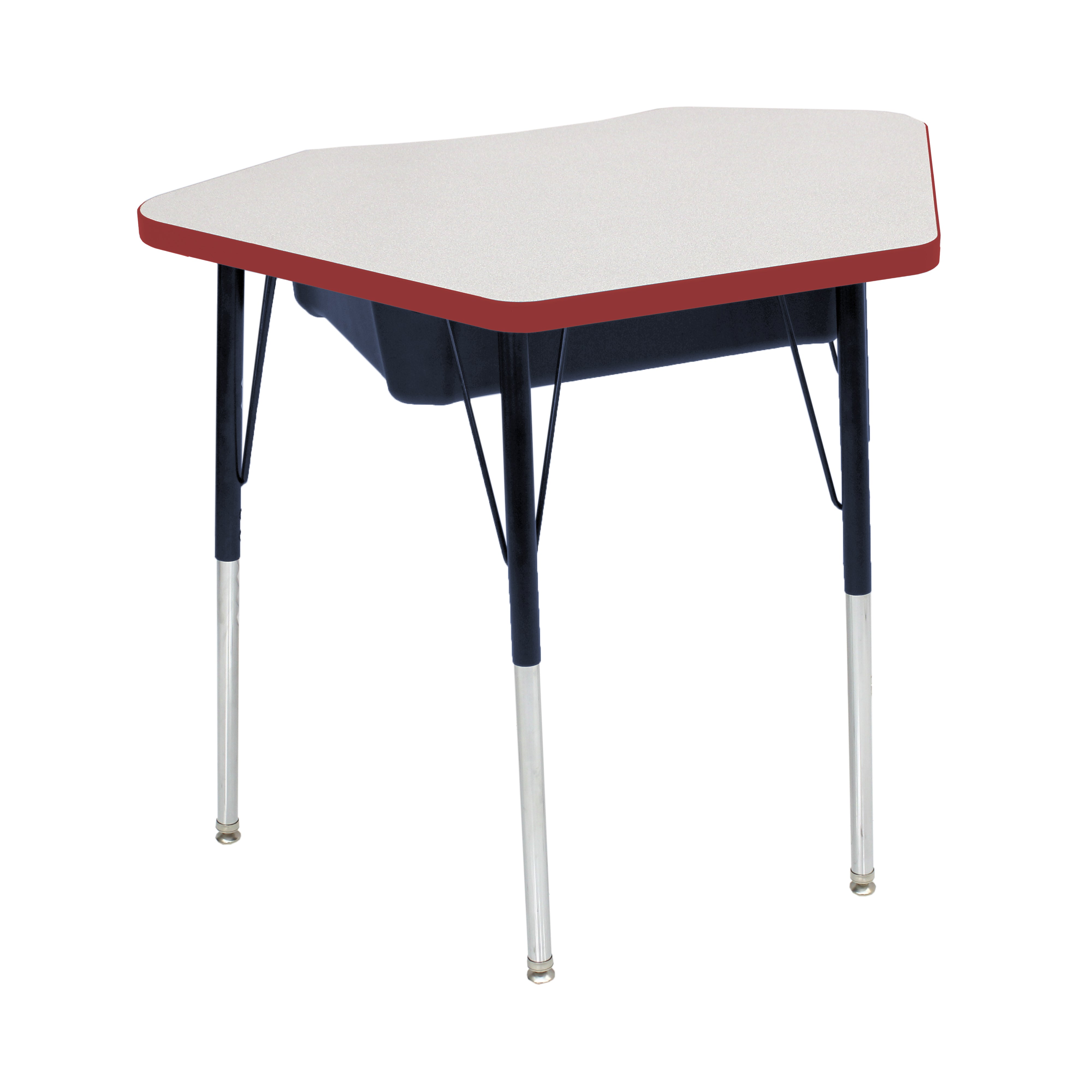 TF Petal 24x36 Book Box Stnd Swvl 2pk / Gray-Red - Black