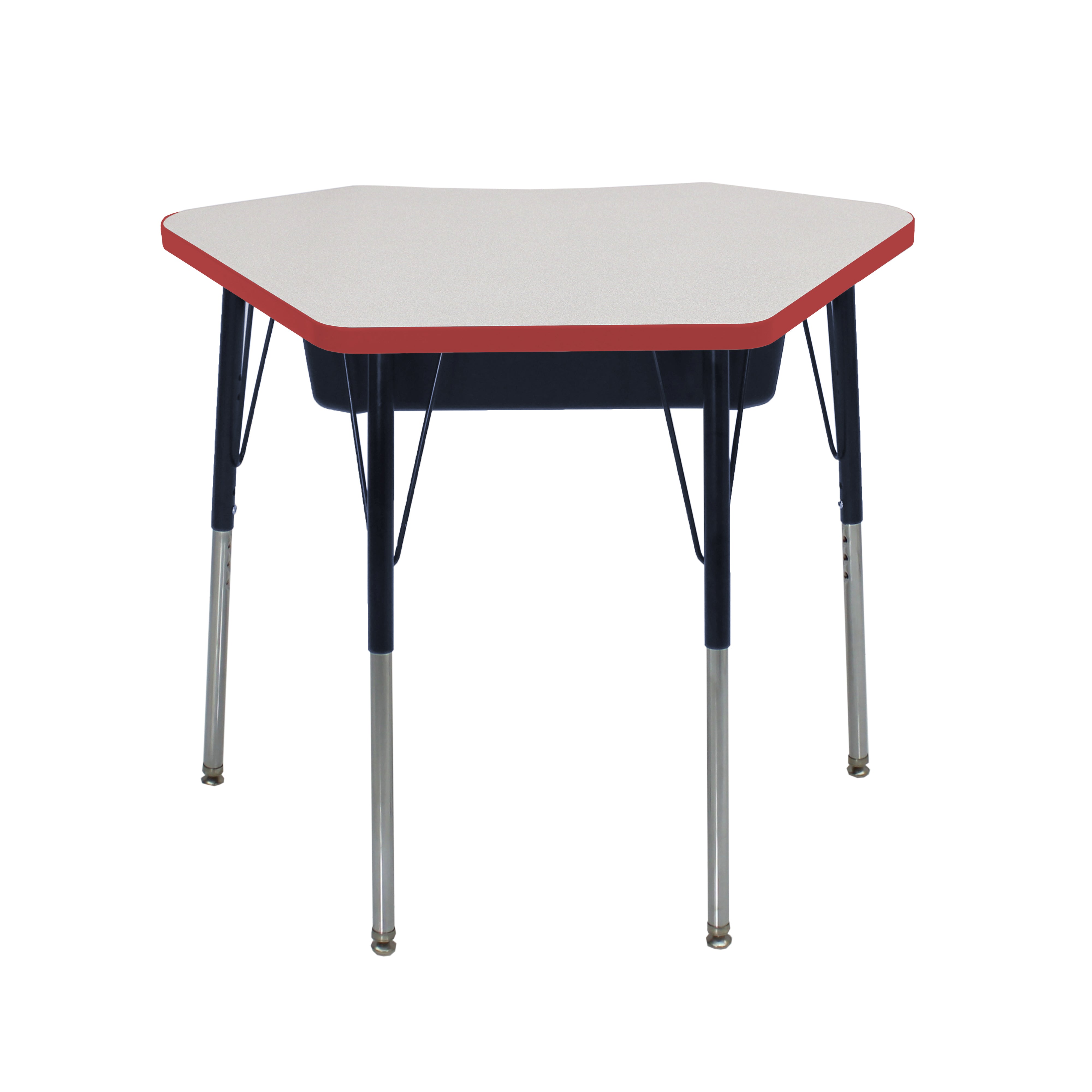 TF Petal 24x36 Book Box Stnd Swvl 2pk / Gray-Red - Black
