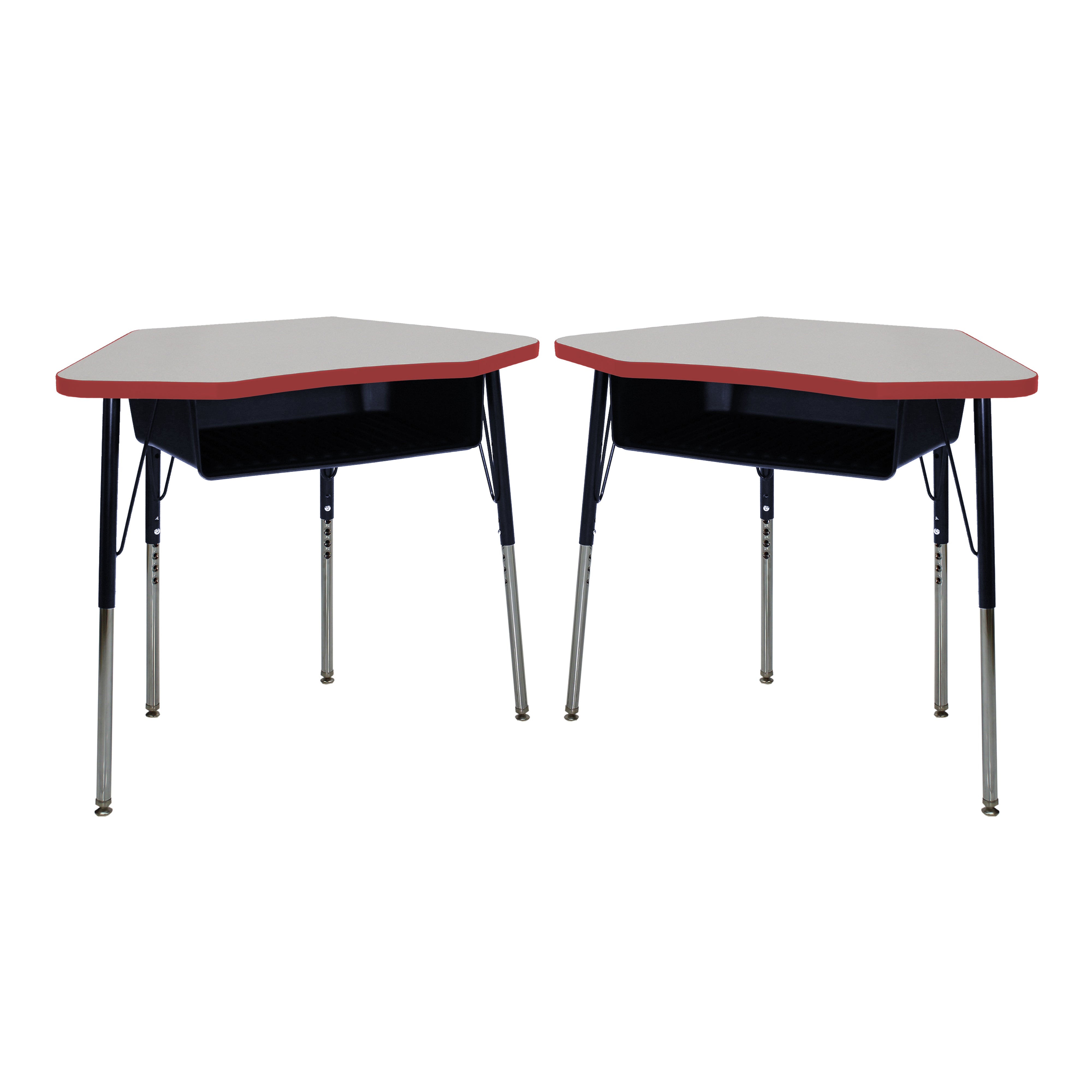 TF Petal 24x36 Book Box Stnd Swvl 2pk / Gray-Red - Black