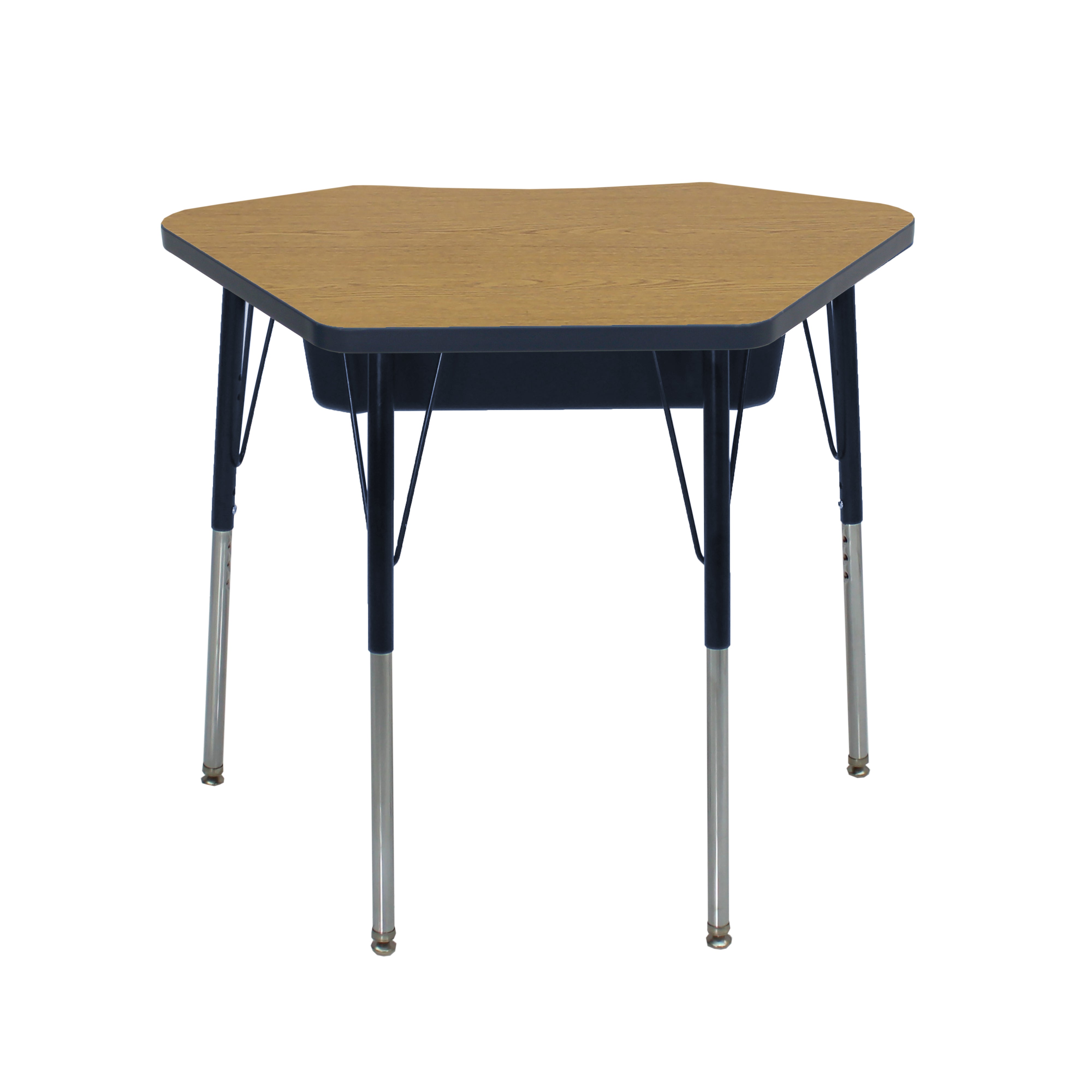 TF Petal 24x36 Book Box Stnd Swvl 2pk / Oak-Navy - Navy