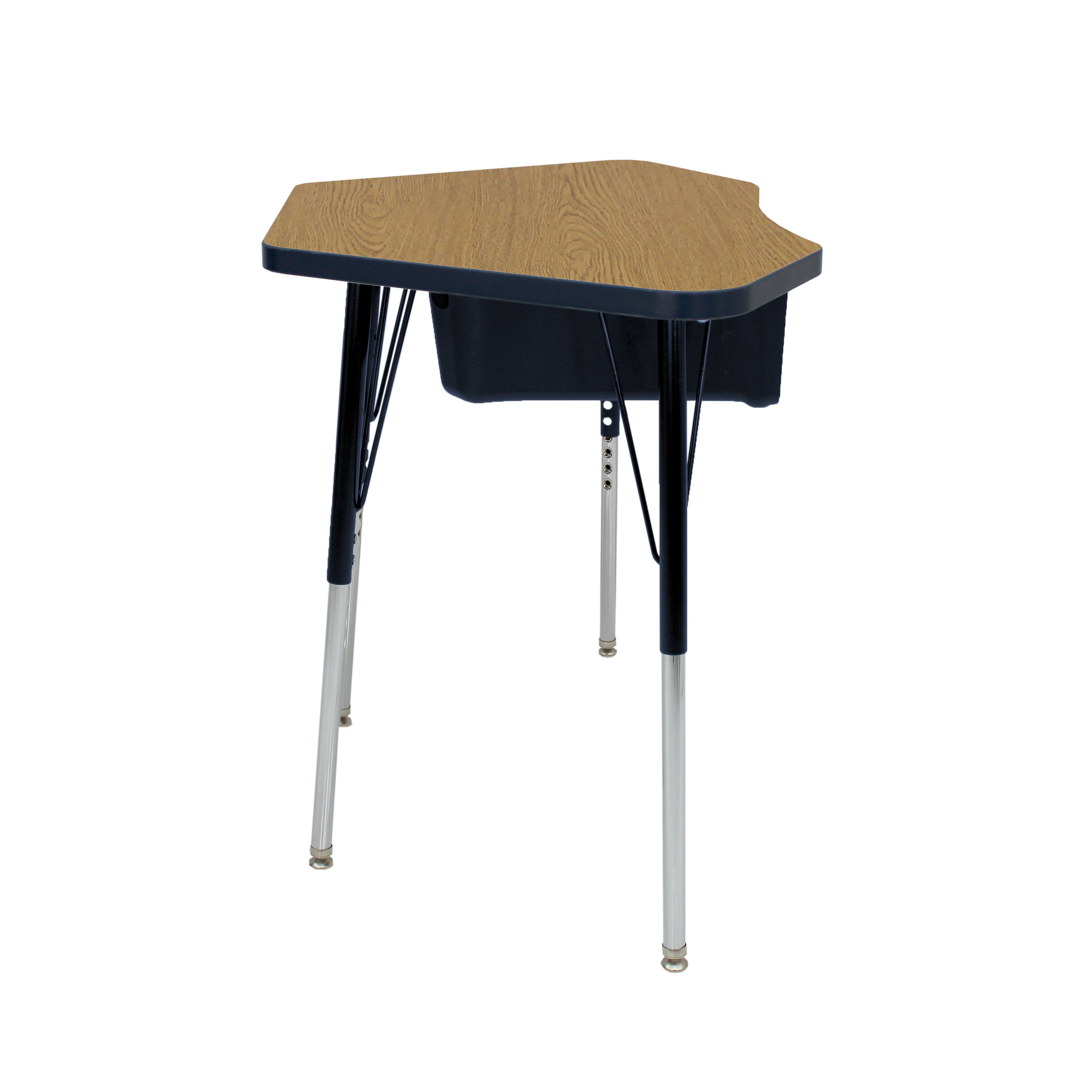 TF Petal 24x36 Book Box Stnd Swvl 2pk / Oak-Navy - Navy