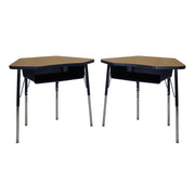 TF Petal 24x36 Book Box Stnd Swvl 2pk / Oak-Navy - Navy