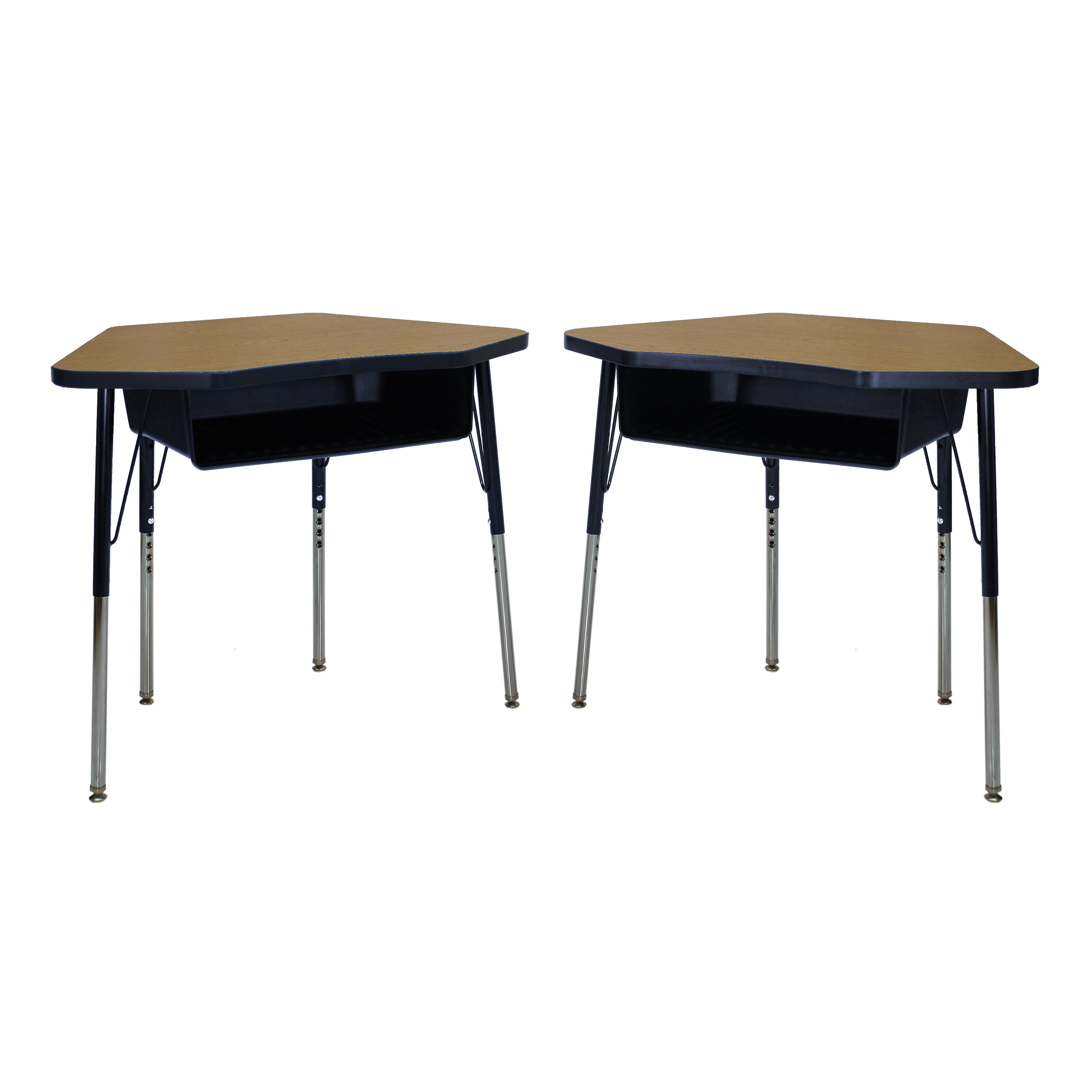 TF Petal 24x36 Book Box Stnd Swvl 2pk / Oak-Navy - Navy