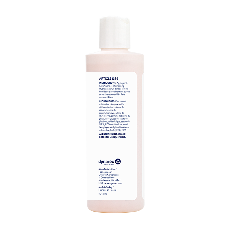 Moisturizing Shampoo and Body Wash, 8 oz. Bottle, 48 bottles per Case
