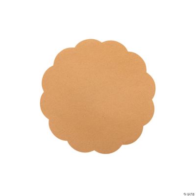 8" Kraft Serving Paper - 24 Pieces