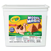 Crayola Model Magic Modeling Material - Project, Sculpture - Assorted, White, Bisque, Earth Tone - 1 Box