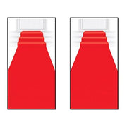 Beistle Novelty Red Carpet Aisle Runners 2 Piece – Awards Night VIP Hollywood Supplies-Christmas Runway Rug for Holiday Parties – Wedding Entrance