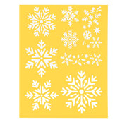 Darice Craft Stencils. Assorted Snowflakes. 8.5 X 11 Inches