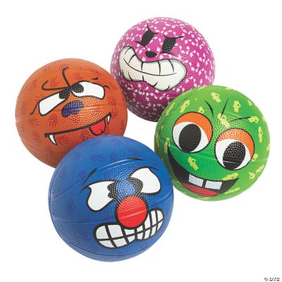 Funny Face 5 In Basketballs - 4 Pieces