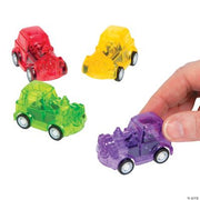 Pull Back Transparent Trains Km - 12 Pieces
