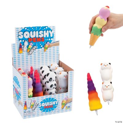 Squishy Pens - 12 Pieces