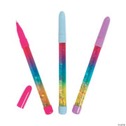 Glitter Confetti Pens - 12 Pieces