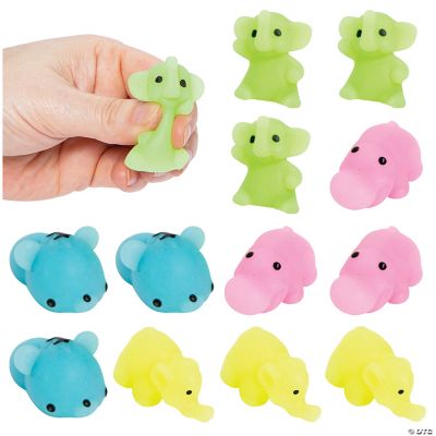 Cute Animals Mochi Squish Toys - 12 Pieces