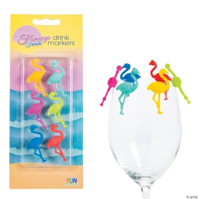 Flamingo Drink Marker - 12 Pieces