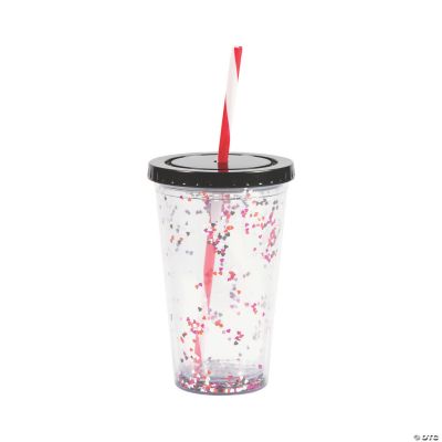 Confetti Hearts Tumbler - 12 Pieces
