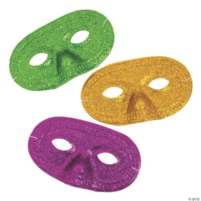 Mg Glitter Masks - 36 Pieces