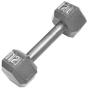 CAP 12 lb Cast Iron Dumbbell, Gray