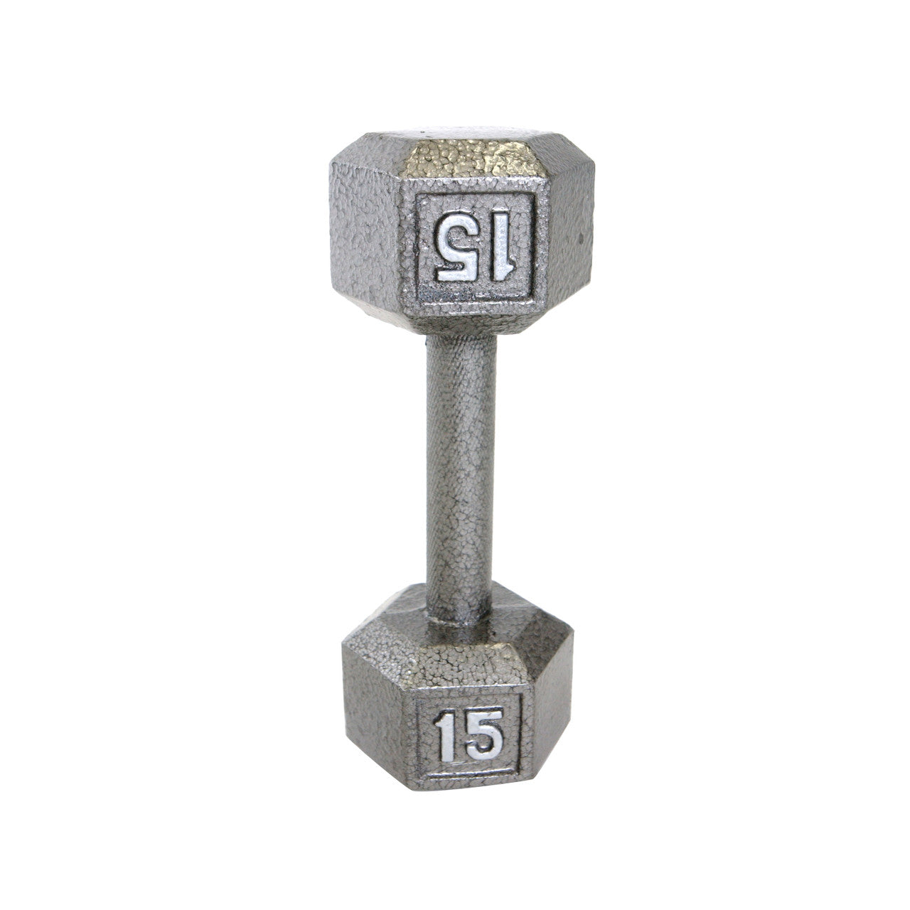 CAP 15 lb Cast Iron Dumbbell, Gray