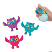 Squeeze-A-Dohz Owls - 12 Pieces
