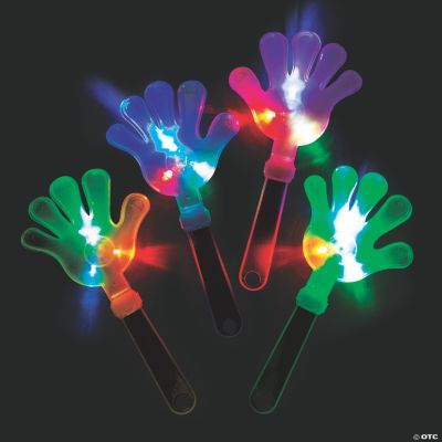 Light Up Hand Clappers - 12 Pieces
