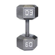CAP 60 lb Cast Iron Dumbbell, Gray