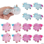 Unicorn Water Bead Squeeze Toy - 12 Pieces