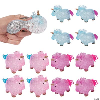 Unicorn Water Bead Squeeze Toy - 12 Pieces