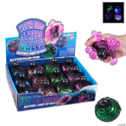 Lu Glitter Squeeze Ball - 12 Pieces
