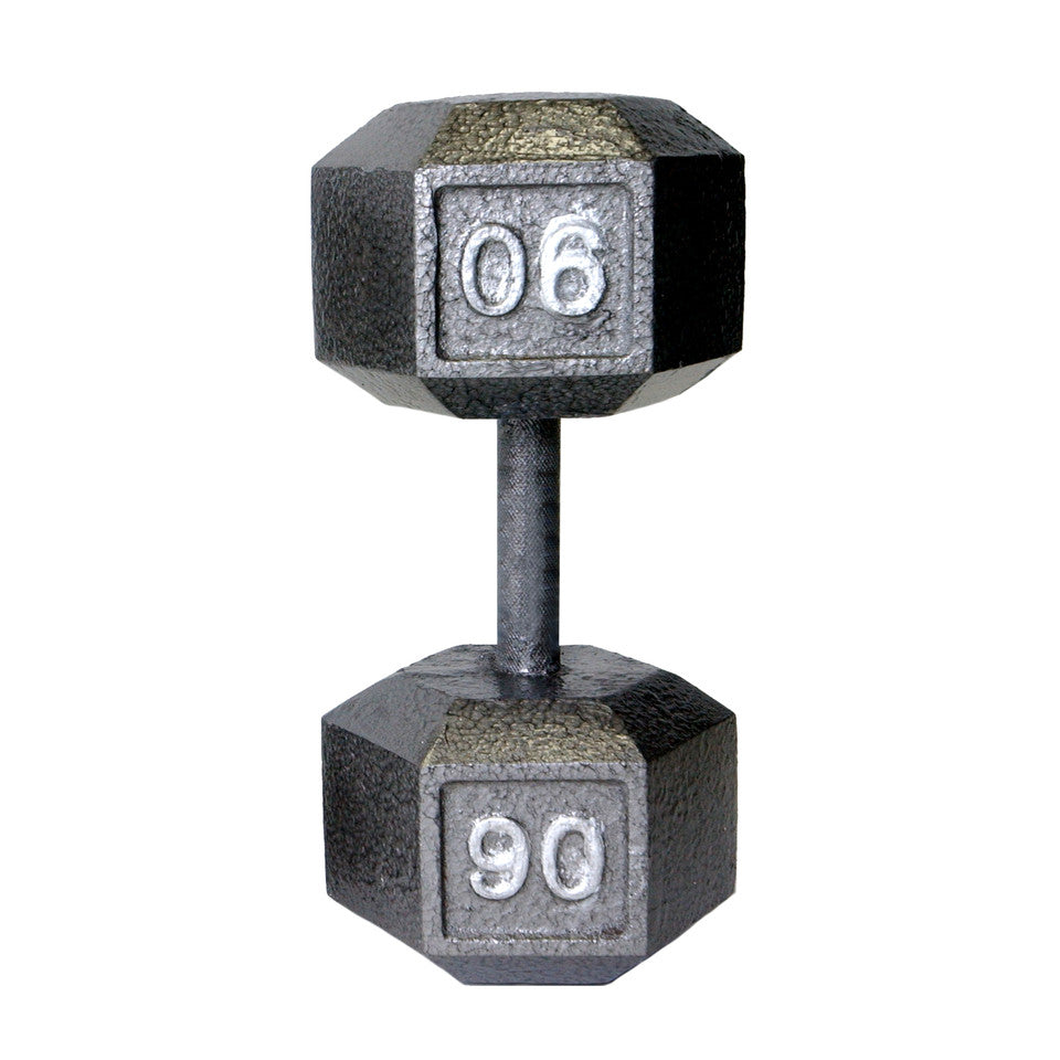 CAP 90 lb Cast Iron Dumbbell, Gray