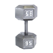 CAP 95 lb Cast Iron Dumbbell, Gray