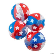 Red White Blue Beachball - 12 Pieces