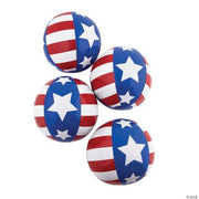 Red White Blue Beach Ball - 12 Pieces