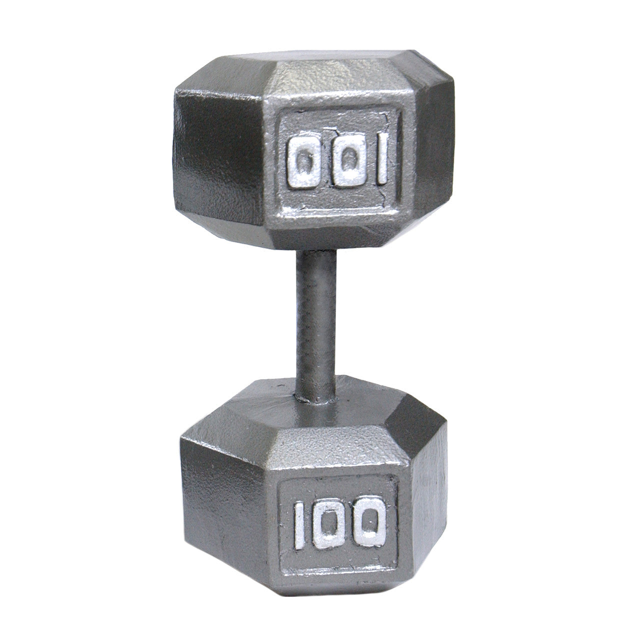 CAP 100 lb Cast Iron Dumbbell, Gray