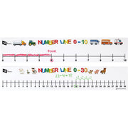 Number Line 0-10, 0-30, Set of 10