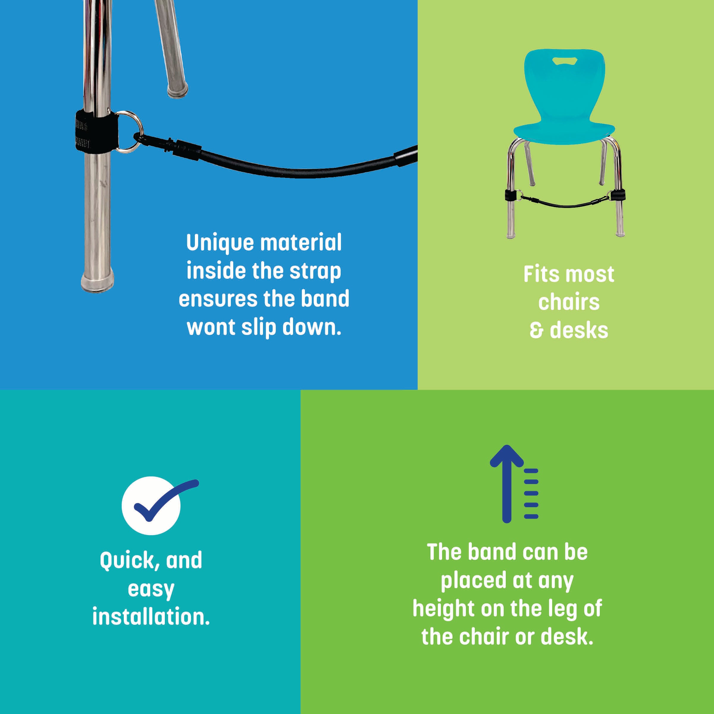 Fidget Kicker - Foot Fidget for School Chairs
