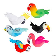 Tropical Bird Plush - 48 Pieces