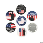 Veteran Buttons - 24 Pieces
