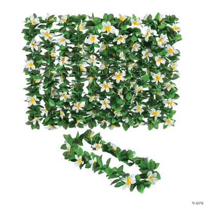 Premium Yellow Flower Maile Leis - 12 Pieces