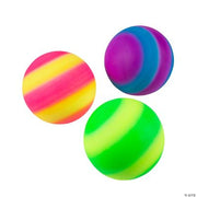 Two Tone Vinyl Ball - 6 Pieces