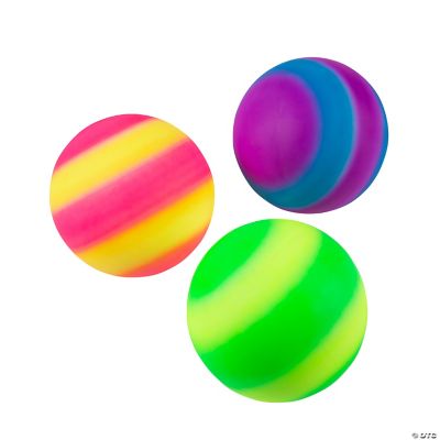 Two Tone Vinyl Ball - 6 Pieces